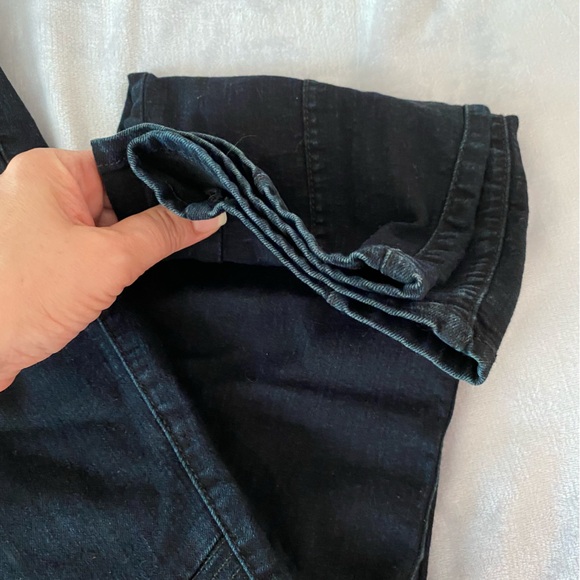 CJ by Cookie Johnson moto style dark wash jeans - Picture 4 of 14